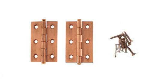 Satin Copper Butt Door Hinges - Atlantic UK Hardware