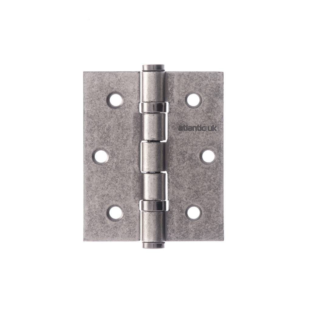 3 Inch Pewter Distressed Silver Ball Bearing Hinges A2HB32525DS product image