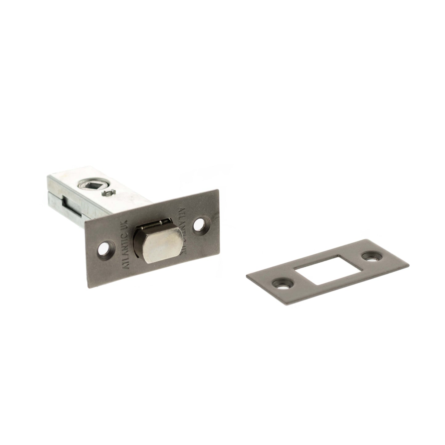2.5, 3 And 4 Inch - Distressed Silver Pewter Bathroom Deadbolt product image