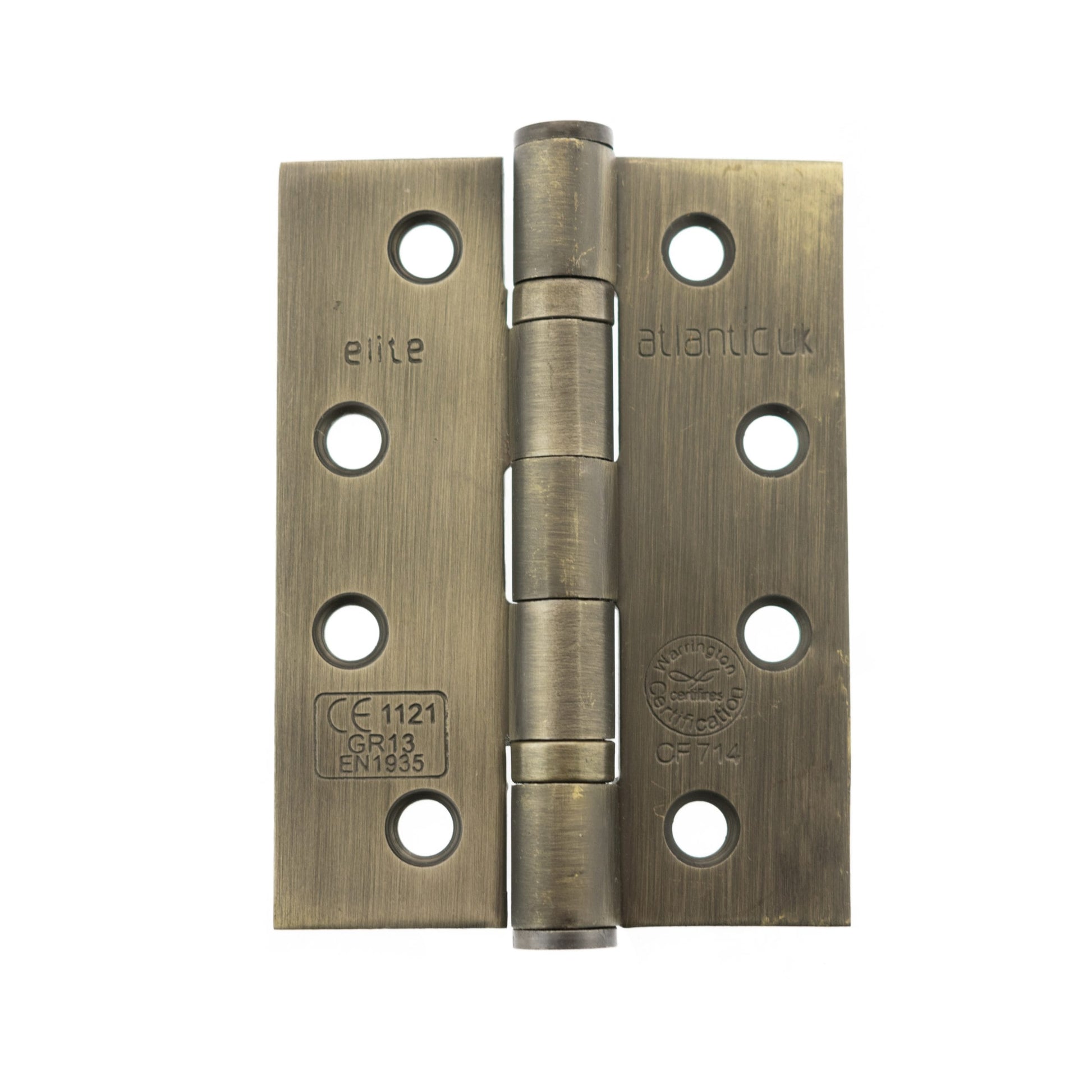 4 Inch Matt Antique Brass Ball Bearing Grade 13 Hinges - AH1433MAB product image