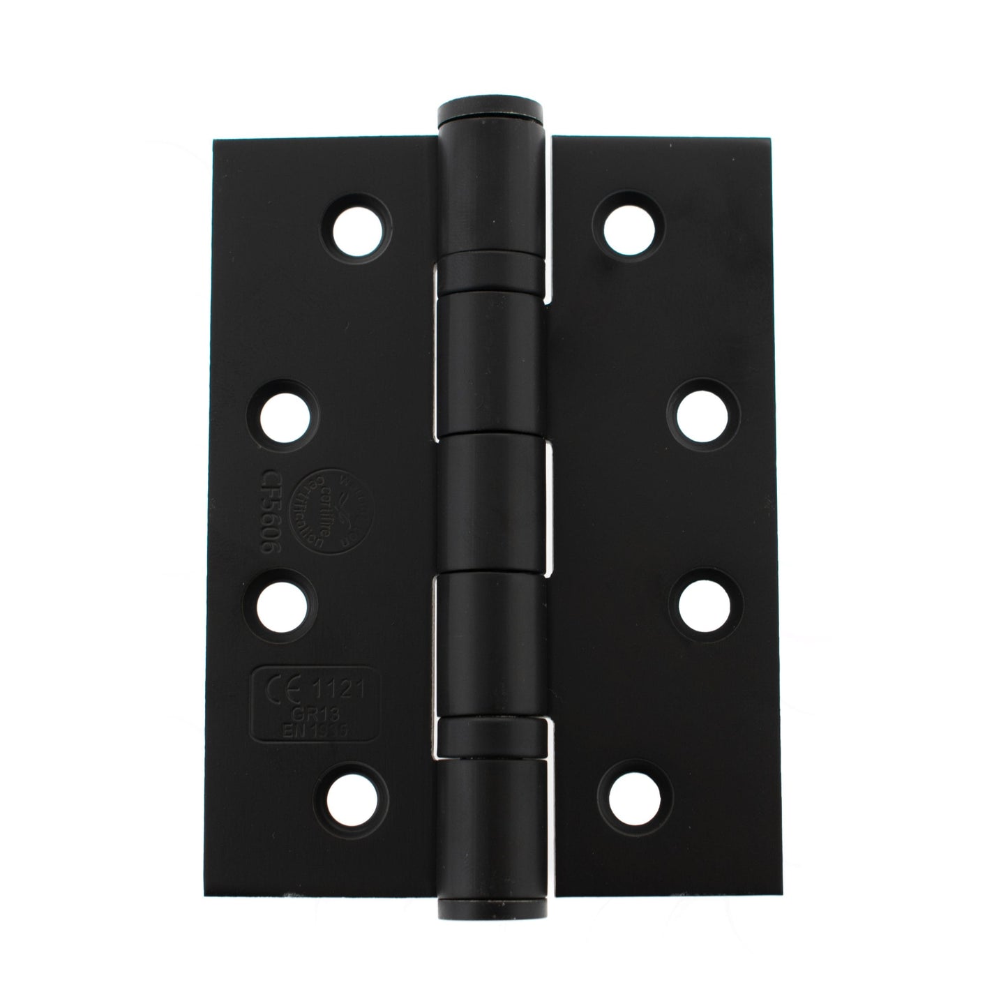 4 Inch Grade 13 Fire Rated Matt Black Ball Bearing Hinges - AH1433MB product image