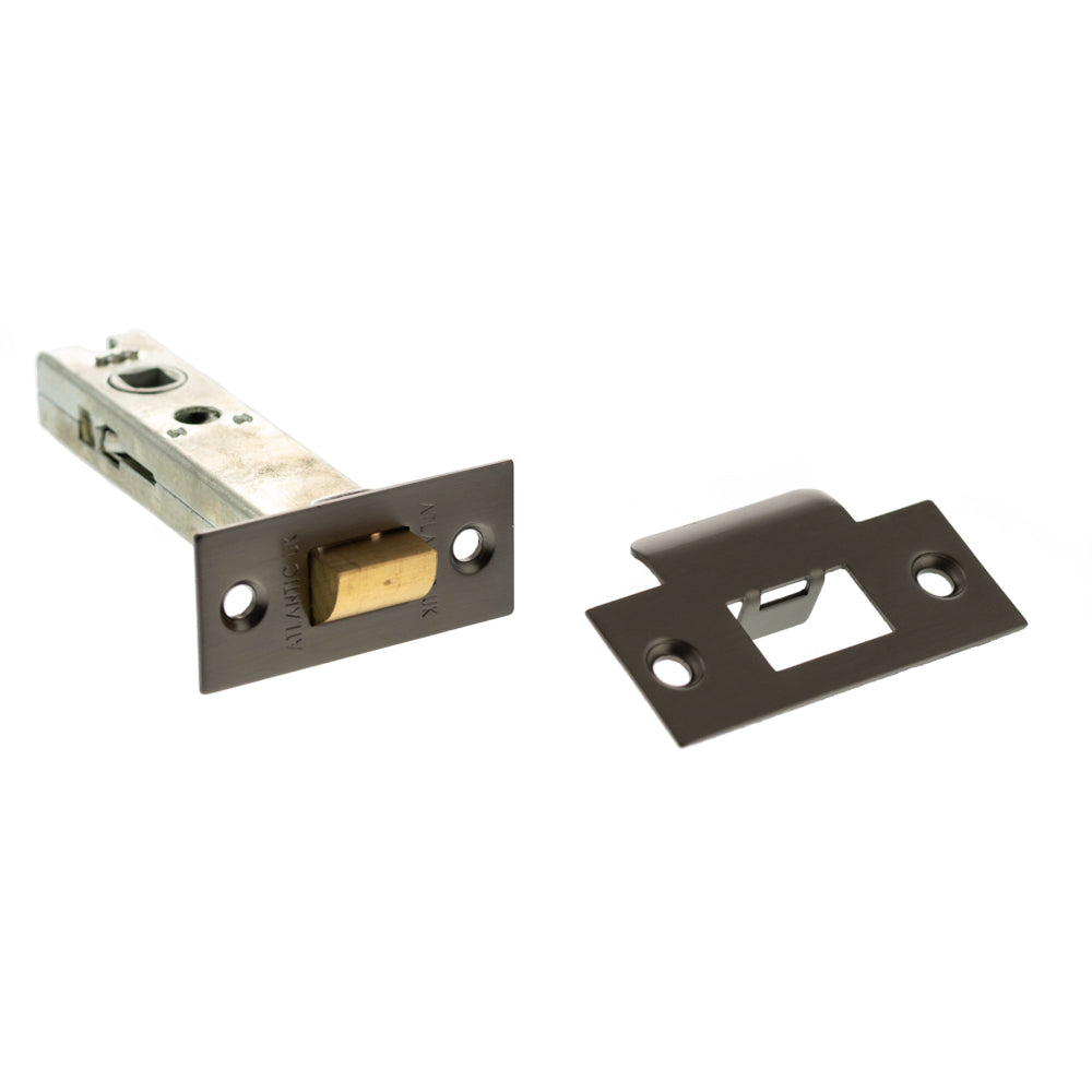 4 Inch AL4MBN Matt Gun Metal Heavy Sprung Mortice Latch product image