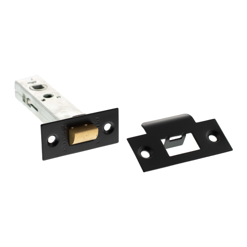 4 Inch AL4MB Matt Black Heavy Sprung Mortice Latch product image