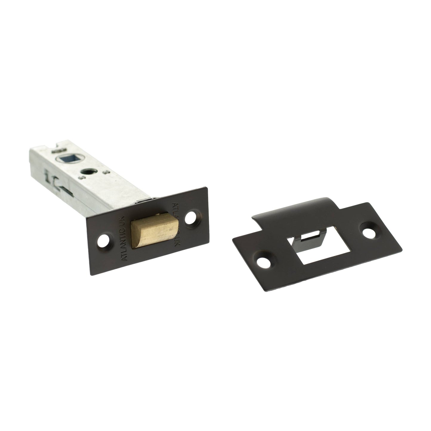 4 Inch Dark Bronze Heavy Sprung Mortice Latch - AL4UDB product image