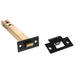6 Inch AL6MB Matt Black Heavy Sprung Mortice Latch - 130mm Backset product image