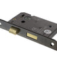 Black Nickel Double Sprung Bathroom Mortice Lock - 2.5 & 3 Inch product image