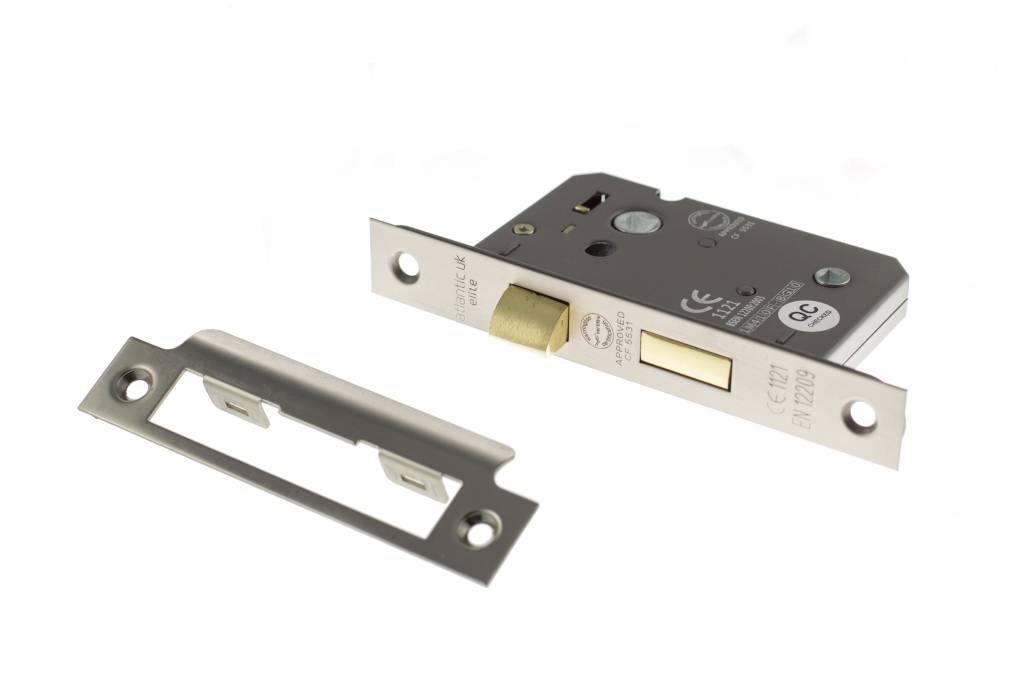 Gun Metal Grey Bathroom Mortice Lock - 2.5 & 3 Inch product image