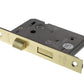 Satin Brass Double Sprung Bathroom Mortice Lock - 2.5 & 3 Inch product image