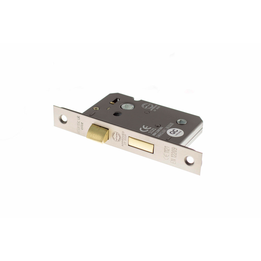 Gun Metal Grey Bathroom Mortice Lock - 2.5 & 3 Inch product image