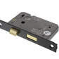 Matt Black Double Sprung Bathroom Mortice Lock - 2.5 & 3 Inch product image