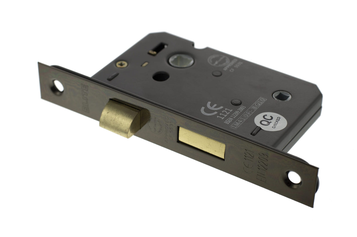 Urban Bronze Double Sprung Bathroom Mortice Lock - 2.5 & 3 Inch product image