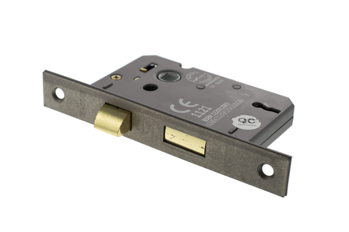 Distressed Silver Pewter 3 Lever Mortice Sash Lock - 2.5 & 3 Inch product image