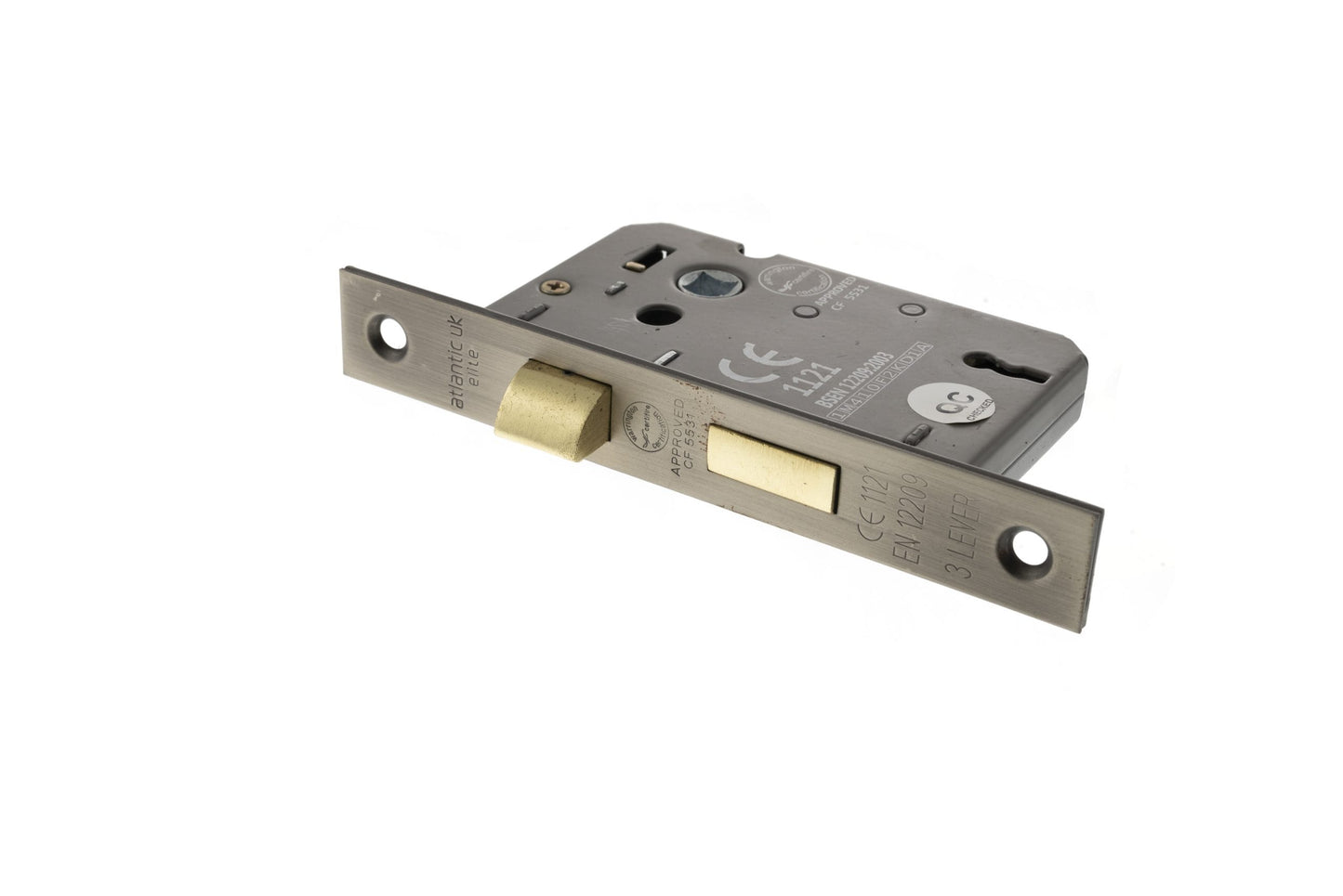 Gun Metal Grey 3 Lever Mortice Sash Lock - 2.5 & 3 Inch product image