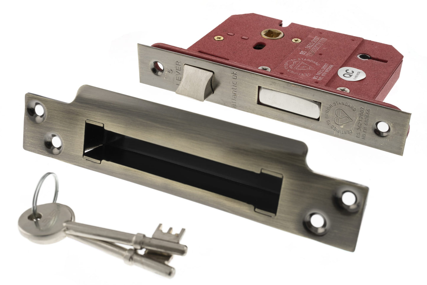 5 Lever Insurance Approved Sash Lock, 2.5 Inch - ALKSASH5LK25 - VARIOUS FINISHES