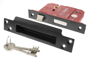 5 Lever Insurance Approved Sash Lock, 2.5 Inch - ALKSASH5LK25 - VARIOUS FINISHES
