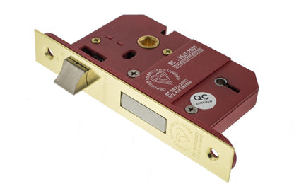 5 Lever Insurance Approved Sash Lock, 2.5 Inch - ALKSASH5LK25 - VARIOUS FINISHES