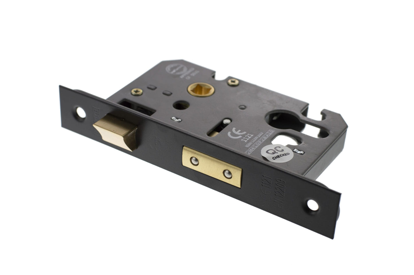 Matt Black Euro Profile Mortice Sash Lock - 2.5 & 3 Inch product image