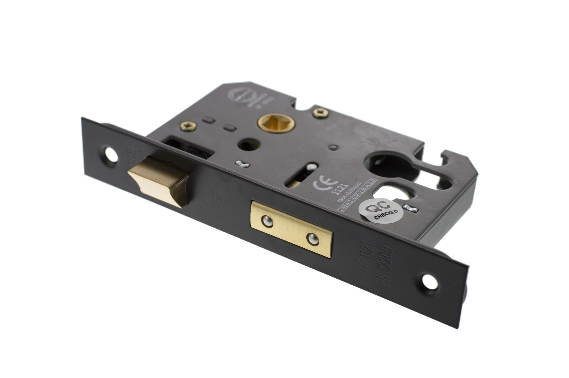 Matt Black Euro Profile Mortice Sash Lock - 2.5 & 3 Inch product image