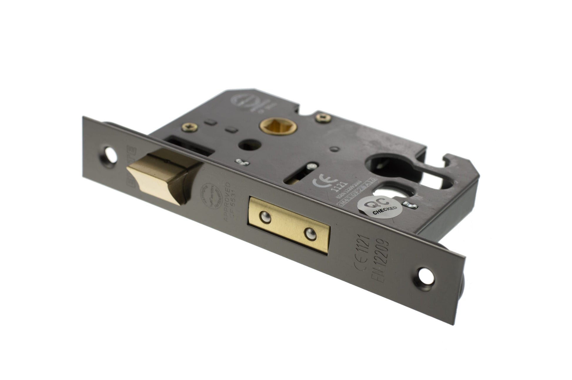 Black Nickel Euro Profile Mortice Sash Lock - 2.5 & 3 Inch product image