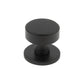 FRELAN BURLINGTON 'WESTBOURNE' MATT BLACK KNURLED MORTICE DOOR KNOBS