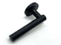 Thumbnail for Knurled T-Bar Design Door Handles - Burlington Range - Matt Black