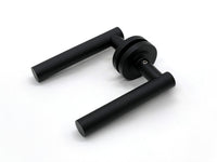 Thumbnail for Knurled T-Bar Design Door Handles - Burlington Range - Matt Black