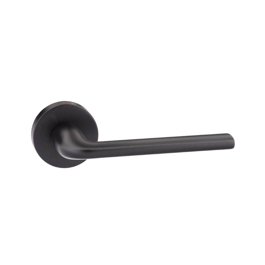 Atlantic UK Forme FMR133MB 'Milly' Matt Black Door Handles on Round Rose product image