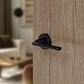 Atlantic UK Forme FMR133MB 'Milly' Matt Black Door Handles on Round Rose product image