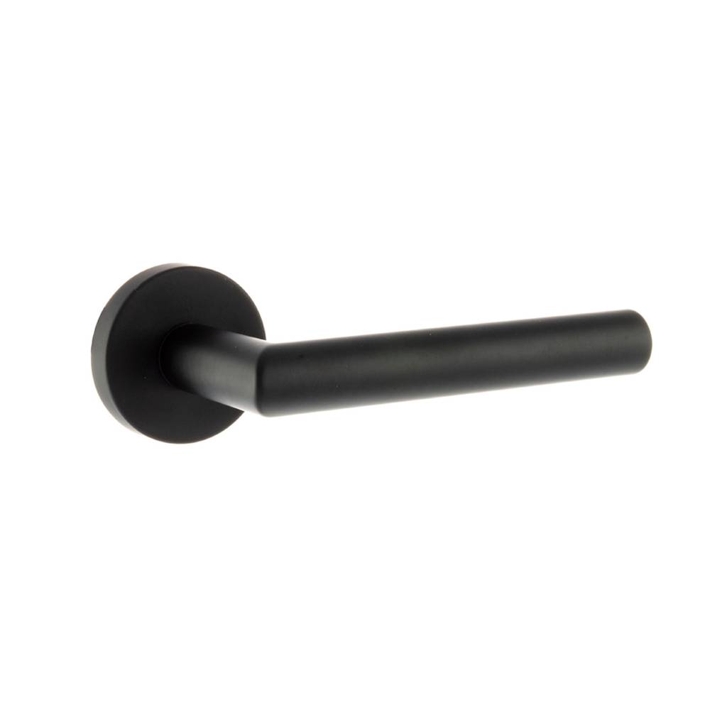 Atlantic UK Matt Black 'Elle' Designer Lever On Round Rose - FMR236MB product image