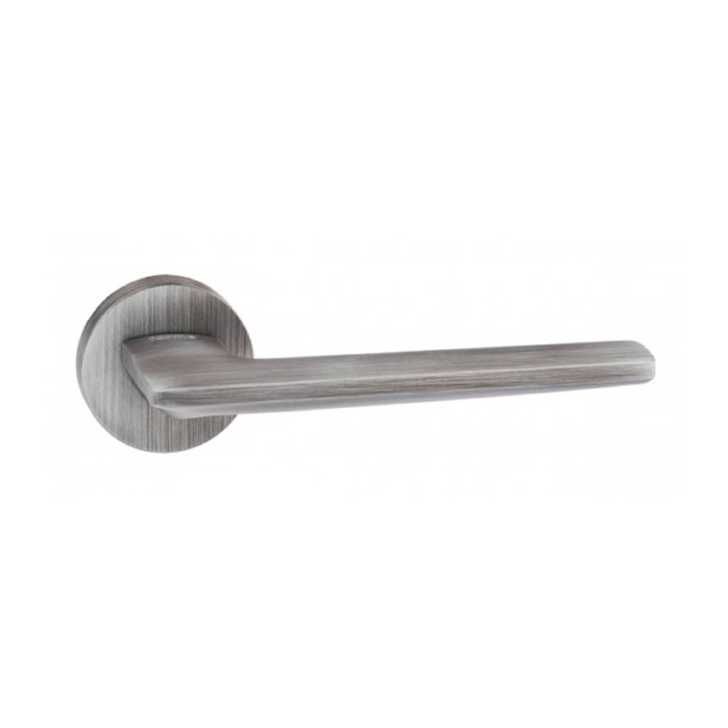Atlantic UK Urban Graphite Boston Forme Door Handles On Round Minimal Rose - FMR422UG Matt Pewter product image