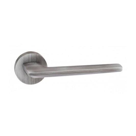 Atlantic UK Urban Graphite Boston Forme Door Handles On Round Minimal Rose - FMR422UG Matt Pewter product image