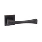 Atlantic UK Forme FMS213MB 'Artemide' Matt Black Door Handles on Square Rose product image