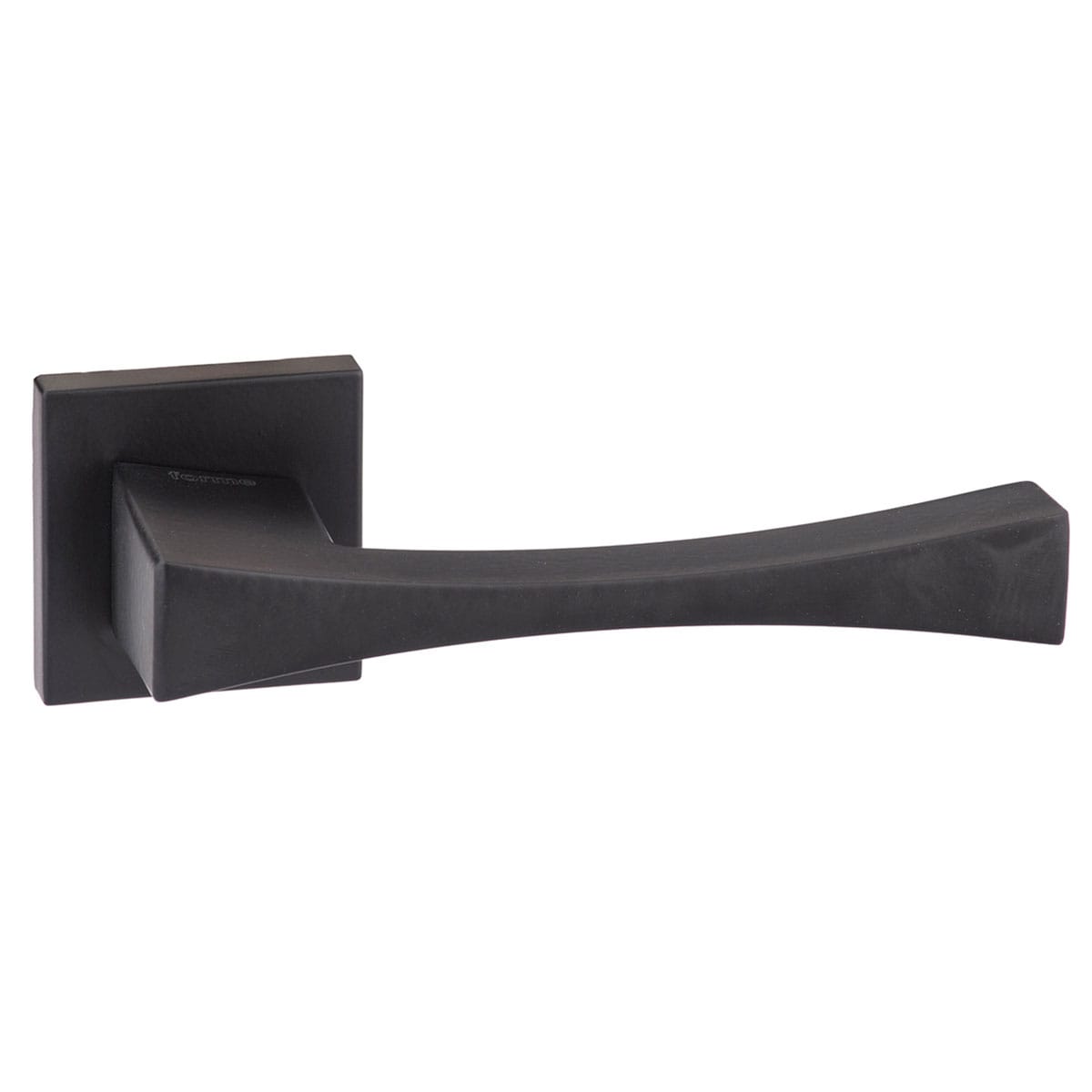 Atlantic UK Forme FMS213MB 'Artemide' Matt Black Door Handles on Square Rose product image