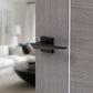 Atlantic UK Forme FMS215MB 'Naxos' Matt Black Door Handles on Square Rose product image