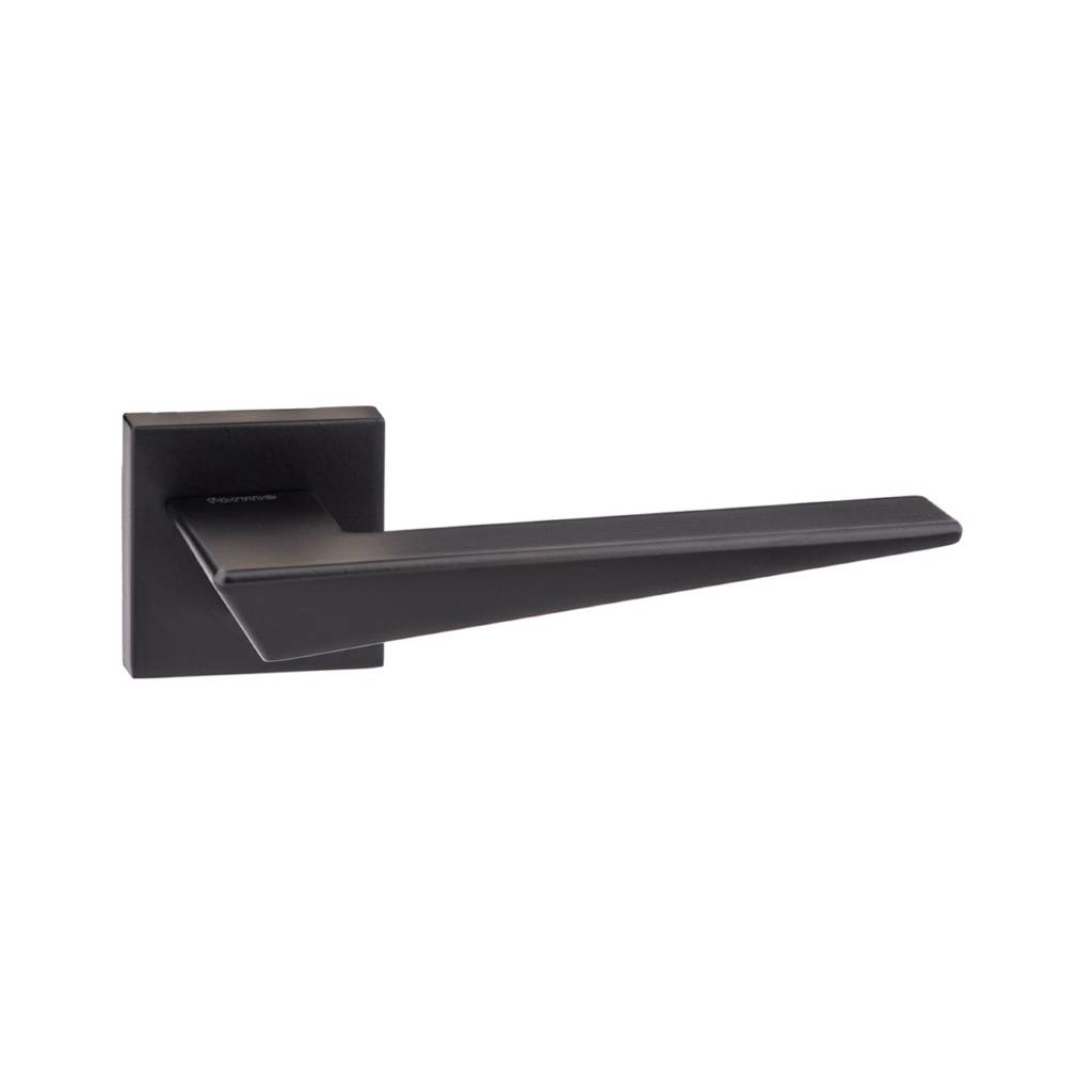 Atlantic UK Forme FMS215MB 'Naxos' Matt Black Door Handles on Square Rose product image