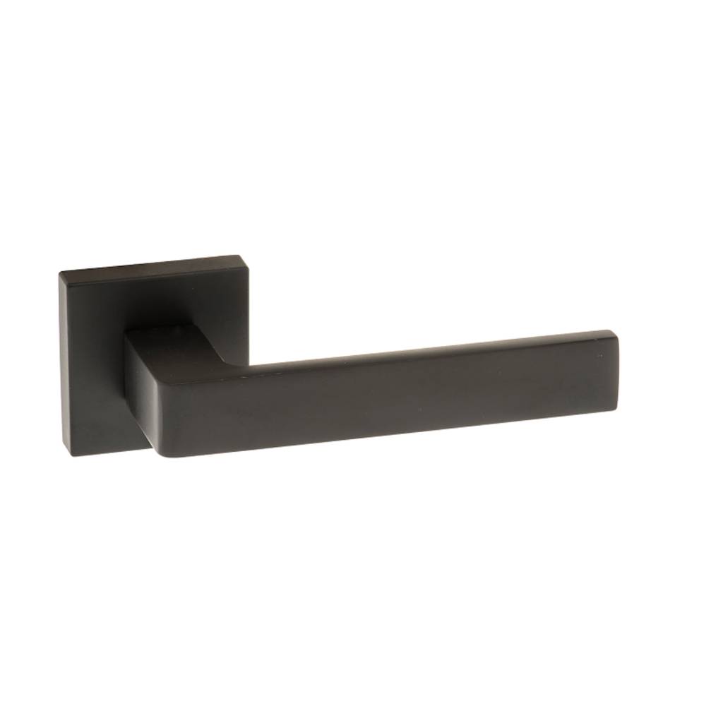Atlantic UK Forme FMS254MB 'Asti' Matt Black Door Handles on Square Rose product image