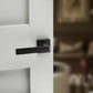 Atlantic UK Forme FMS254MB 'Asti' Matt Black Door Handles on Square Rose product image