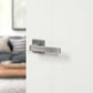 Atlantic UK Asti Forme Door Handles On Square Minimal Rose Urban Graphite - FMS254UG Matt Pewter product image
