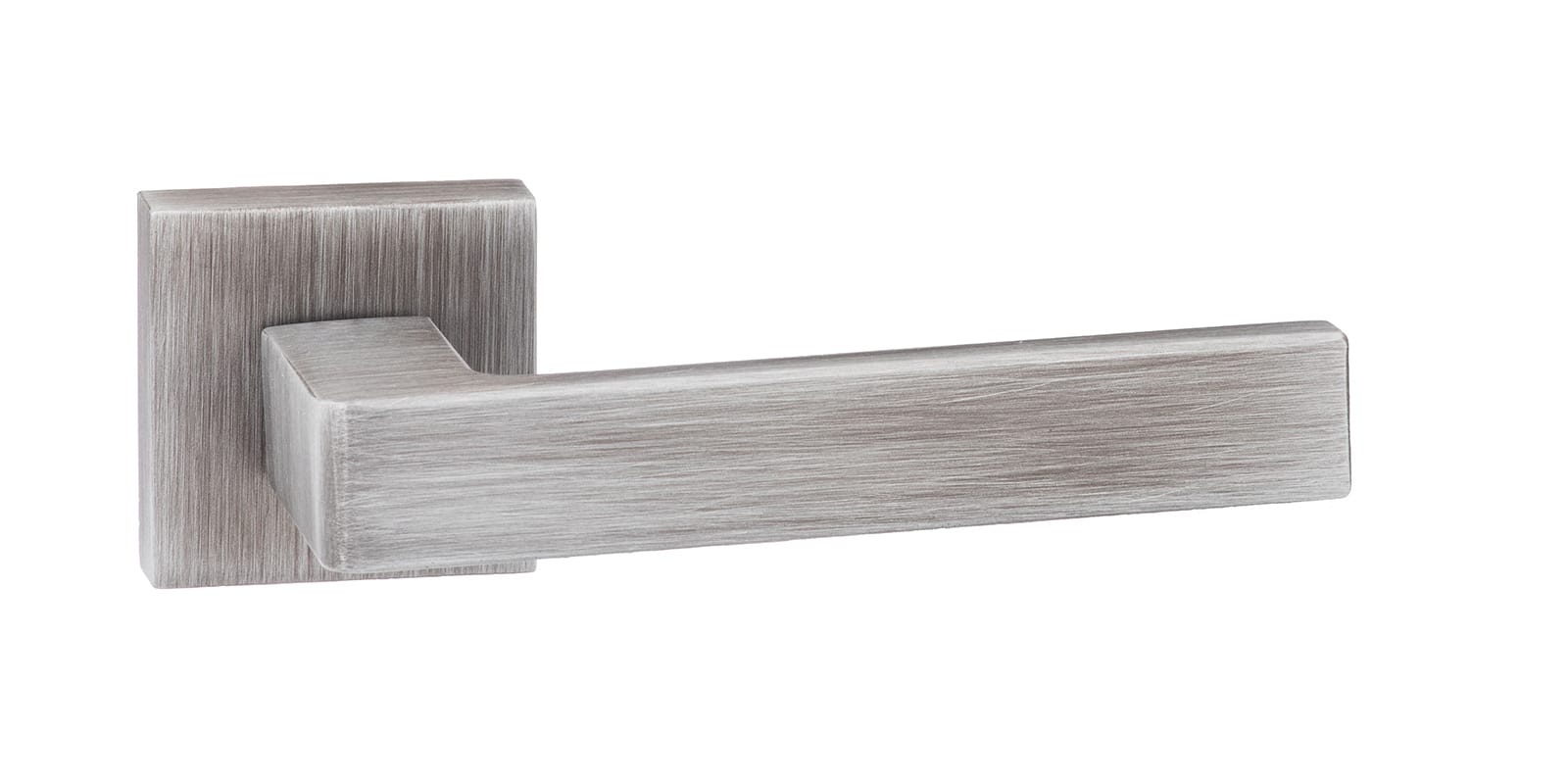 Atlantic UK Asti Forme Door Handles On Square Minimal Rose Urban Graphite - FMS254UG Matt Pewter product image
