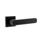 Atlantic UK Forme FMS293MB 'Alila' Matt Black Door Handles On Square Rose product image