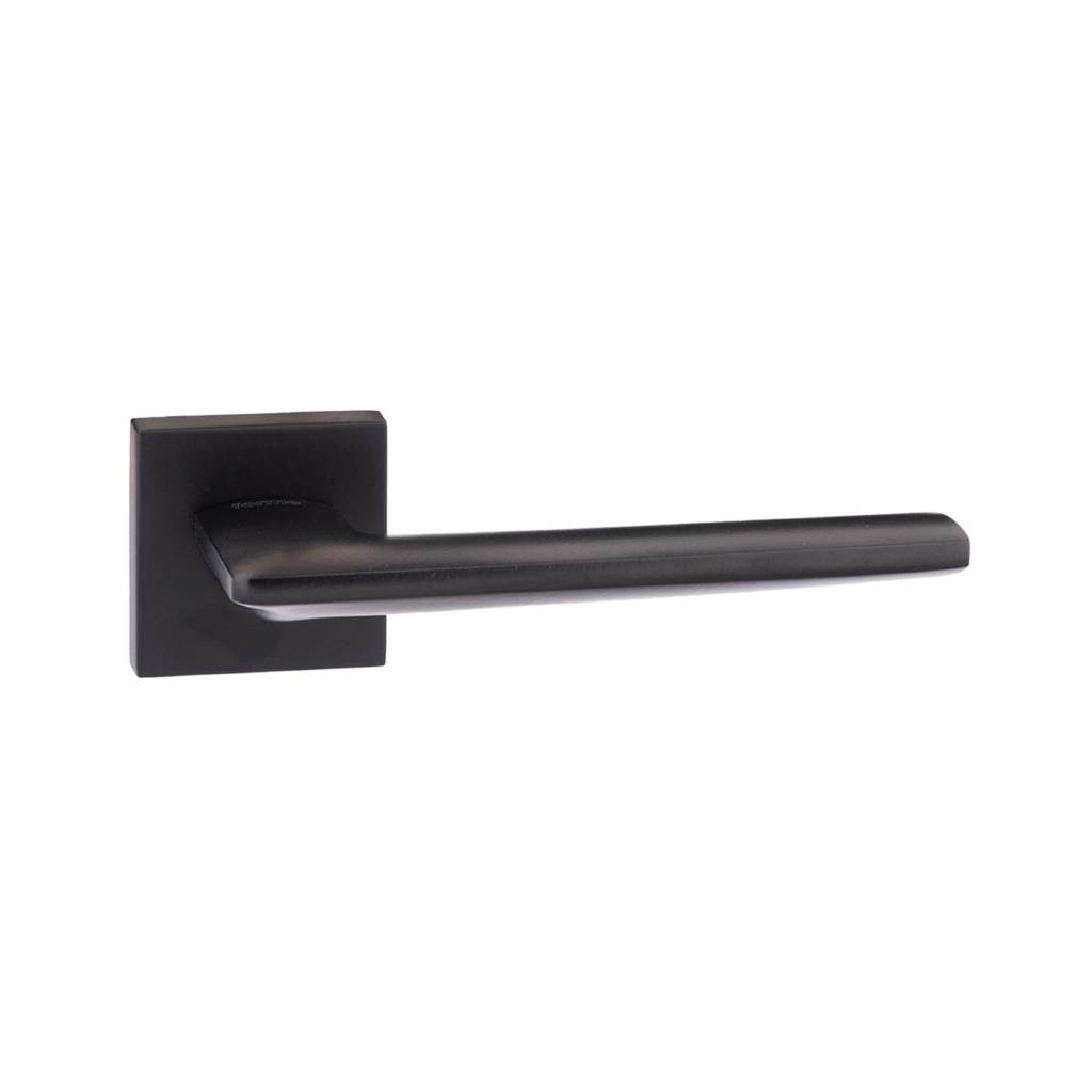 Atlantic UK Forme FMS422MB 'Boston' Matt Black Door Handles on Square Rose product image