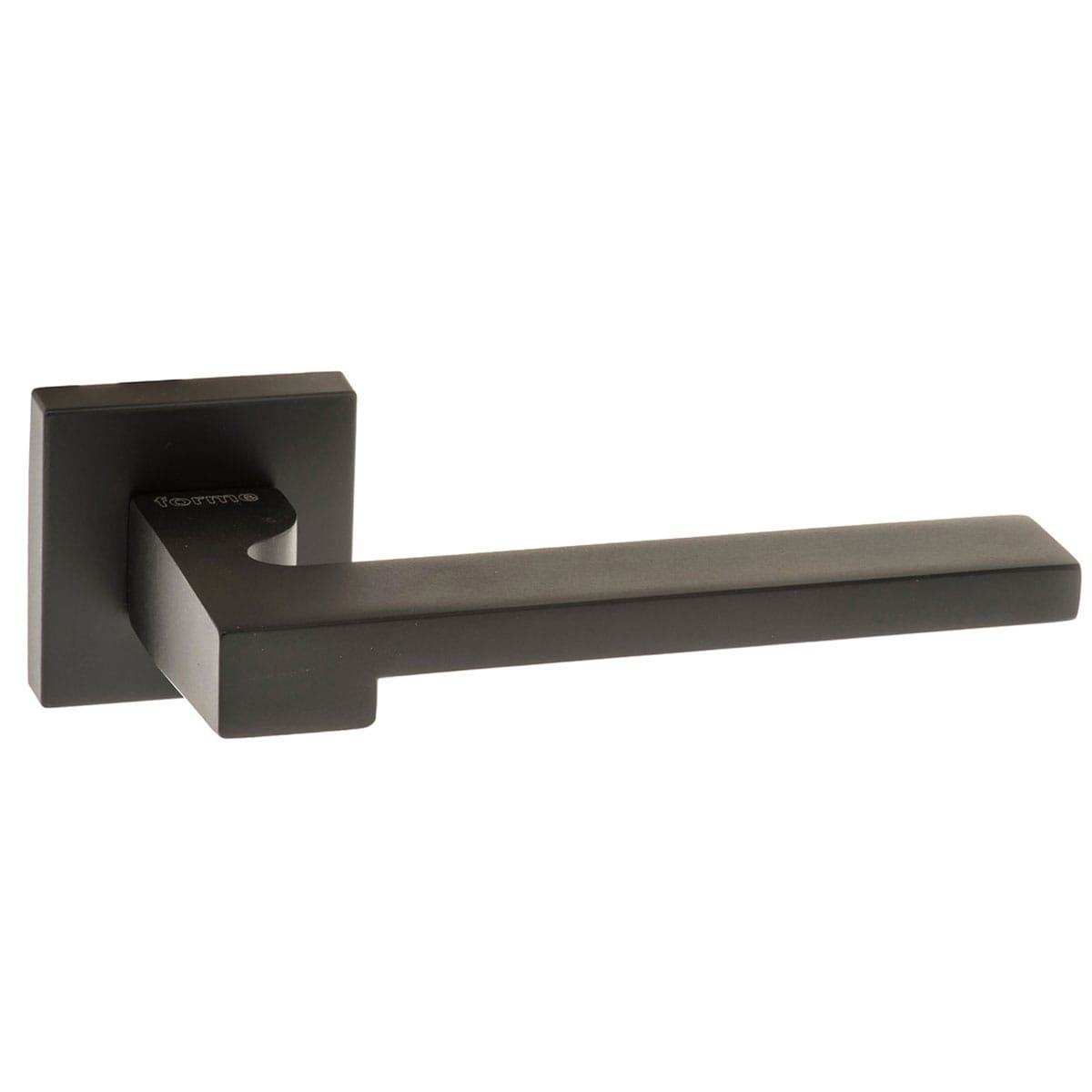 Atlantic UK Forme FMS430MB 'Ginevra' Matt Black Door Handles on Square Rose product image