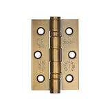 3 Inch Grade 7 Fire Rated, Antique Brass, Ball Bearing Hinges