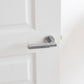 JV848PC Frelan Jedo 'Bloom' Polished Chrome Door Handles on Round Rose