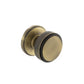 Atlantic UK 'Millhouse Brass Harrison' Solid Brass Knurled Mortice Knobs - Antique Brass - MH450KSMKAB product image