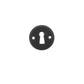 Atlantic UK 'Millhouse Brass' Standard Profile Escutcheons, Matt Black - MHRKEMB product image