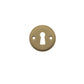 Atlantic UK 'Millhouse Brass' Standard Profile Escutcheons, Satin Brass - MHRKESB product image