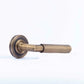 Piccadilly Knurled Lever Door Handles - Burlington Range - Antique Brass, BUR40AB