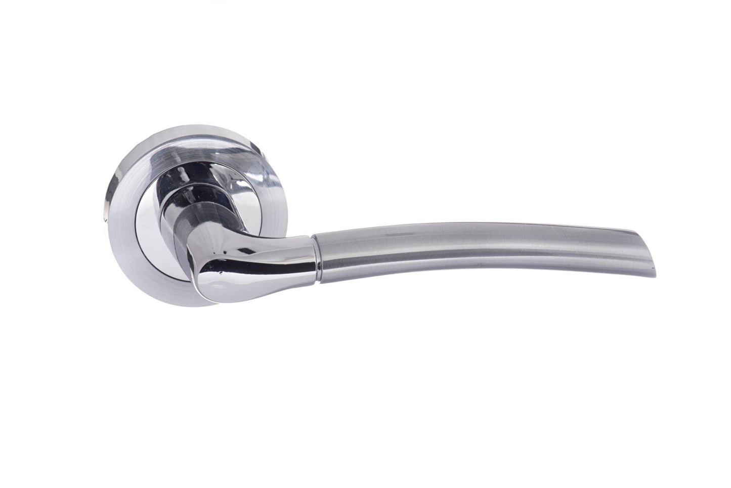 Indiana Door Handles Satin Chrome/Polished Chrome Duo Finish - S33RSCPC