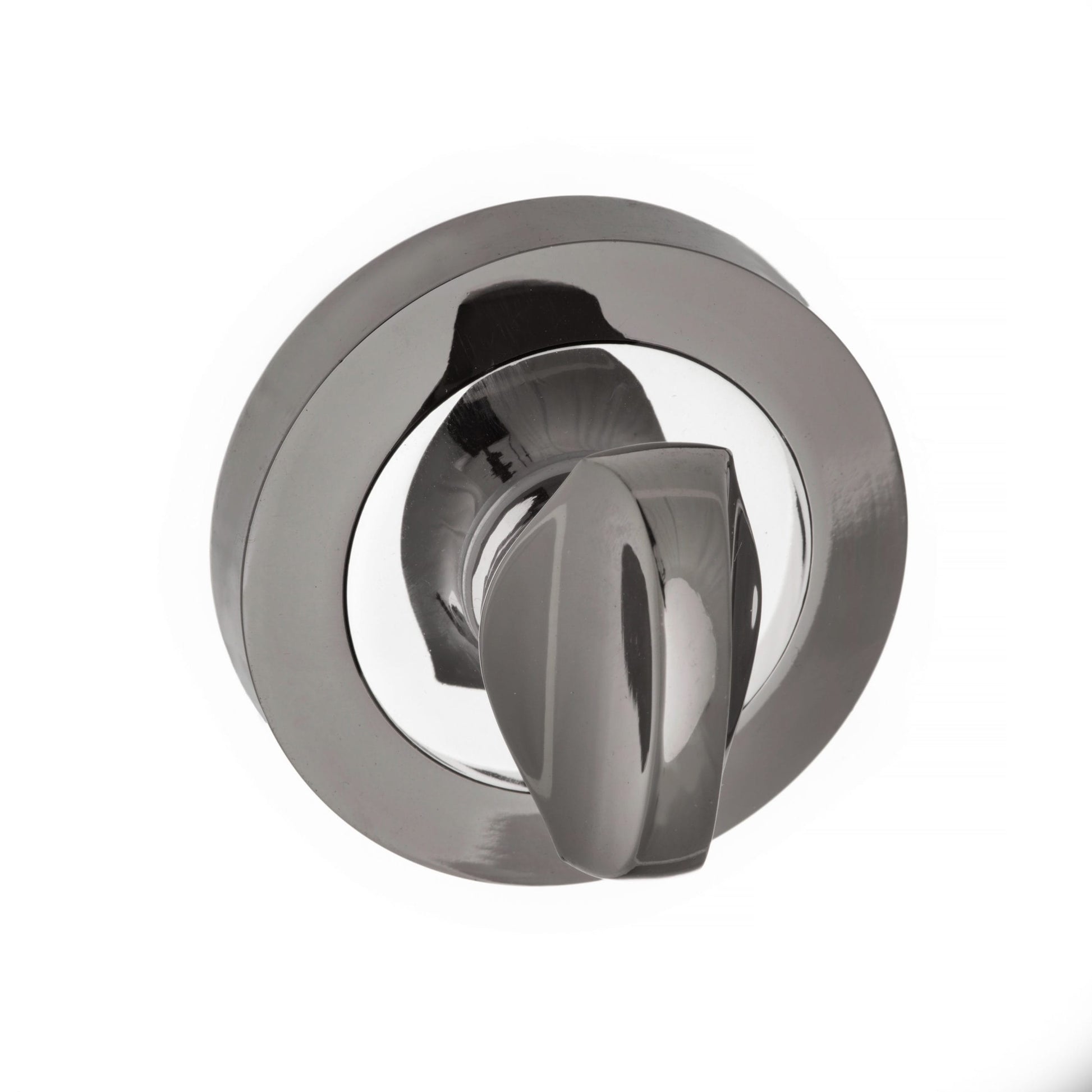 Bathroom Turn and Release Polished Chrome/Black Nickel S3WCRBNPC product image